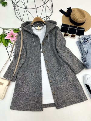 Kapşonlu Buklet Ceket