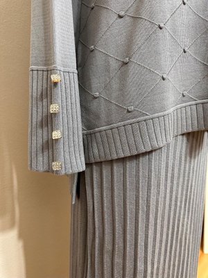 Merserize Plise Etekli Takım Merserize Plise Etekli Takım