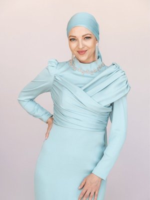 Esperanza Abiye Elbise Su Yeşili Esperanza Abiye Elbise Su Yeşili