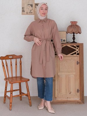 Karamel Uzun Gömlek