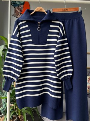 Fermuarlı Alt Üst Triko Takım Fermuarlı Alt Üst Triko Takım