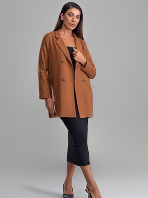 Taba Blazer Ceket Taba Blazer Ceket