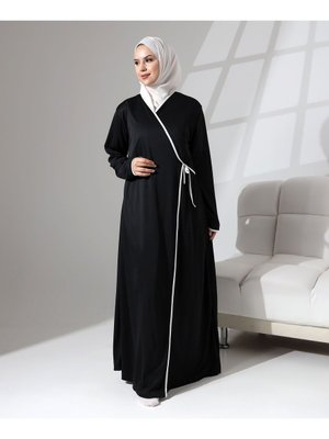 İçten Ve Dıştan Bağlamalı Namaz Elbisesi