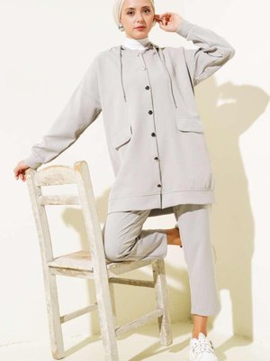 Kadın Çıt Kapamalı Eşofman Takımı