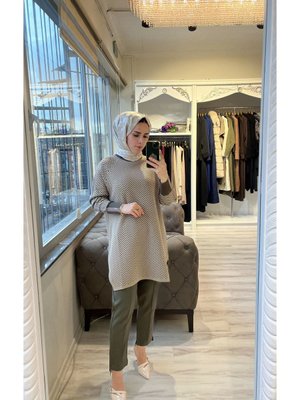 Haki Triko Tunik Haki Triko Tunik