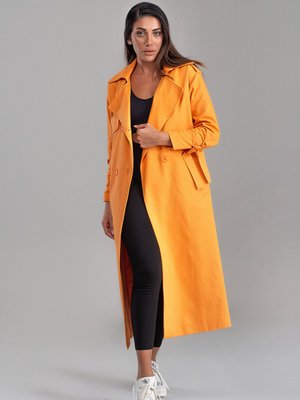 Turuncu Arrow Kadın Oversize Trençkot