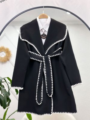 Nakışlı Krep Ceket