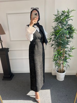 Siyah Gold Simli Tüvit Jile