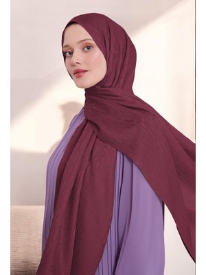 Zincir Desen Blue Jakar Şal Bordo Zincir Desen Blue Jakar Şal Bordo