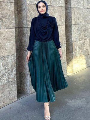 Elisa Piliseli Etek Zümrüt Elisa Piliseli Etek Zümrüt