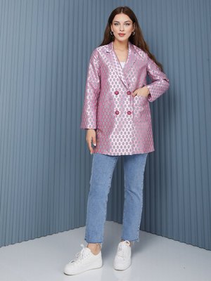 Pembe Blazer Ceket Pembe Blazer Ceket