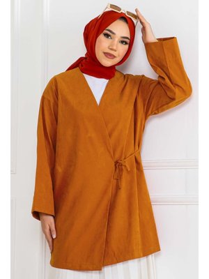 Kiremit Yandan Bağmalı Kimono