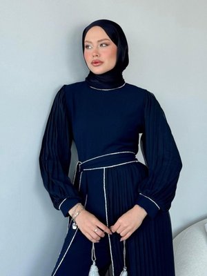 Piliseli Tulum Lacivert Piliseli Tulum Lacivert