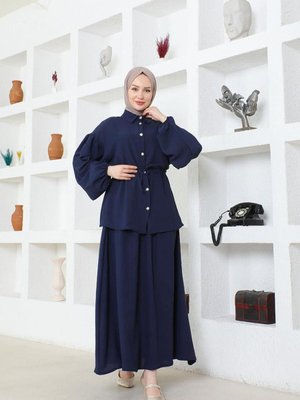 Etekli Ayrobin Takım Lacivert