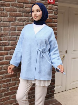 Bebe Mavisi Kimono Ceket