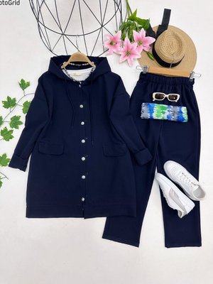 Düğmeli İkili Takım