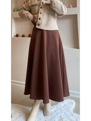 Scuba Kumaş Puf Kloş Etek