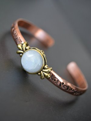 Ay Taşı Hand Made Bilezik Çok Renkli