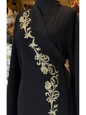 Namaz Elbisesi Gold Sim Nakışlı