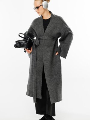 Oversize Füme Hırka