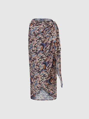 Desenli Pareo Etek Standart