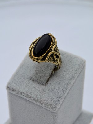 Çok Renkli Oniks Taşlı Yüzük