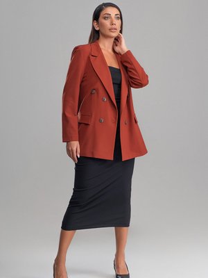 Kiremit Blazer Ceket Kiremit Blazer Ceket