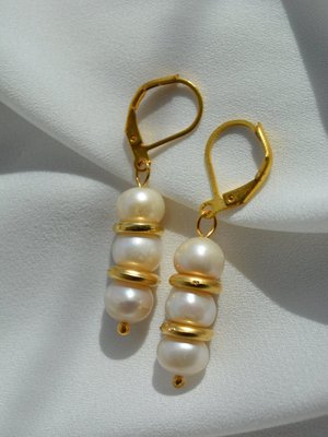 İnci Küpe Altin Renk