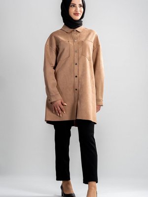 Trend Ceket Sonbahar Kış Yeni Sezon Nubuk Kumaş Trend Ceket Sonbahar Kış Yeni Sezon Nubuk Kumaş