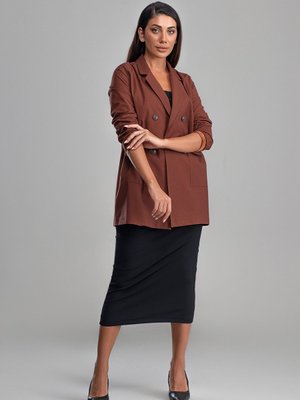 Kahverengi Blazer Ceket Kahverengi Blazer Ceket