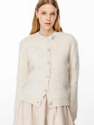 Premium Tüy Dokulu Taş Hırka