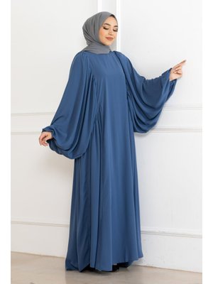 İndigo Firuze Elbise &
