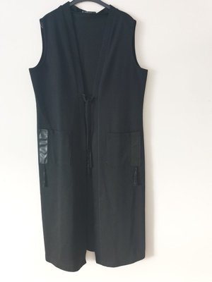 Penye Modelli Yelek Siyah