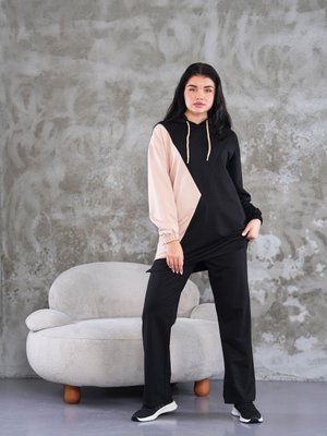 Kadın Kapşonlu Tesettür İkili Takım