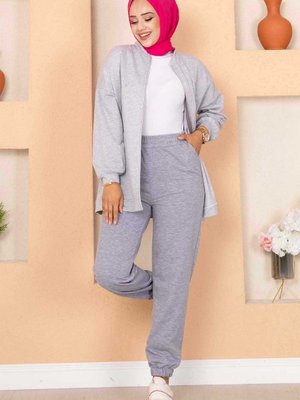 Beli Ve Paçası Lastikli Cepli Eşofman Beli Ve Paçası Lastikli Cepli Eşofman