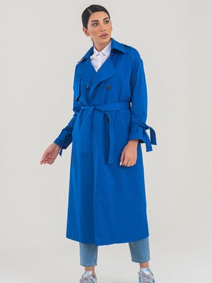 Saks Mavisi Arrow Kadın Oversize Trençkot