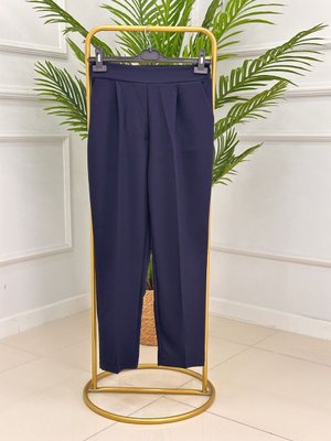 Beli Lastikli Kalem Pantolon