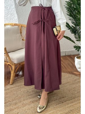 Vişne Çürüğü Yandan Bağlamalı Etek