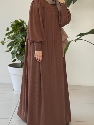 Fermuarlı Ece Triko Acı Kahve Fermuarlı Ece Triko Acı Kahve