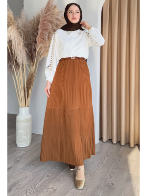 Piliseli Scuba Krep Kiremit Etek