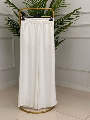 Harika Kalıbıyla Beli Lastikli Ayrobin Pantolon