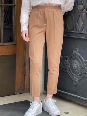 Bel Lastikli Kalem Pantolon Bel Lastikli Kalem Pantolon