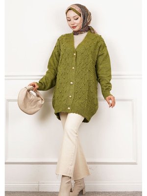 Hırka Gold Düğmeli