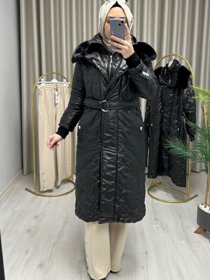 Yaka Detaylı Ara Boy Mont Yaka Detaylı Ara Boy Mont