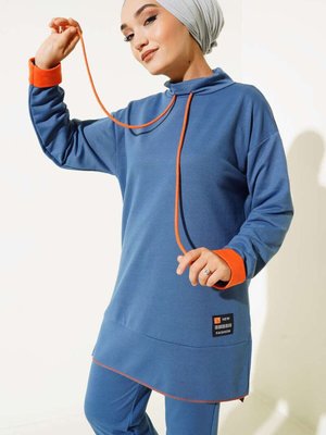 İndigo Barkod Armalı İkili Takım İndigo Barkod Armalı İkili Takım