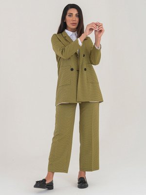Hardal Kadın Pantolon Ceket Takım