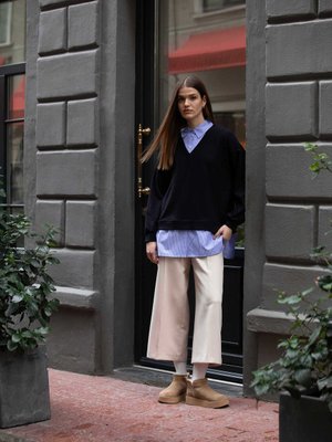 Gömlek Akrilik Bine Sweatshırt Lacivert