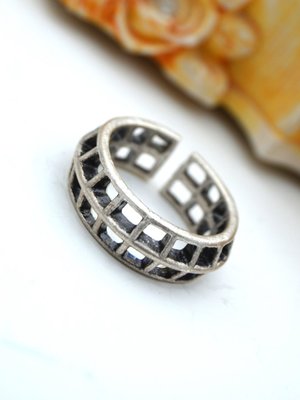 Bohem Yüzük Gumus Rengi