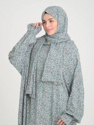 Namaz Elbisesi Önden Fermuarlı Kendinden Şallı Kadın Tesettür Elbise Namaz Elbisesi Önden Fermuarlı Kendinden Şallı Kadın Tesettür Elbise