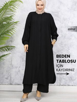 Merve Hac Ve Umre İkili Takım Kıyafeti Siyah